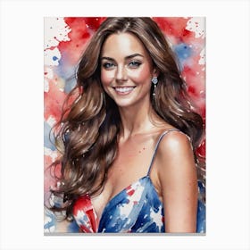 Kate Middleton Canvas Print