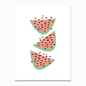 Dancing Melons Canvas Print