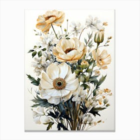Gentle Wildflower Wash Canvas Print