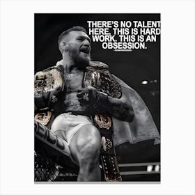 Conor Mcgregor Boxing Pop Canvas Print