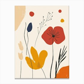 Abstract Floral Painting 14 Canvas Print