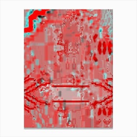 Abstract Red Abstract Canvas Print