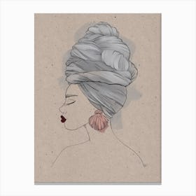 Turban Woman 2 Canvas Print