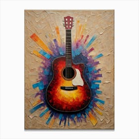 Acoustic Guitar 4 Canvas Print