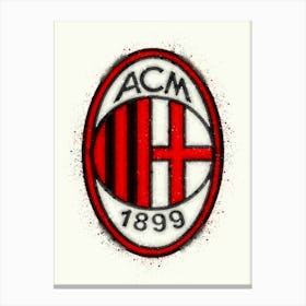 Ac Milan football club Canvas Print