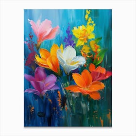 Colorful Flowers 5 Canvas Print