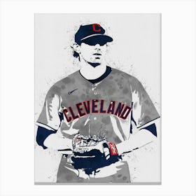 Shane Bieber Canvas Print