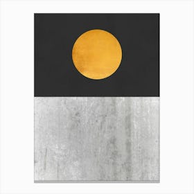 Gray collage landscape 2 Canvas Print