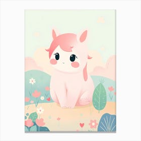 Cute Unicorn 1 Canvas Print