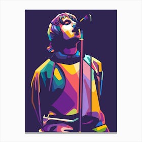 Liam Gallagher Wpap Canvas Print