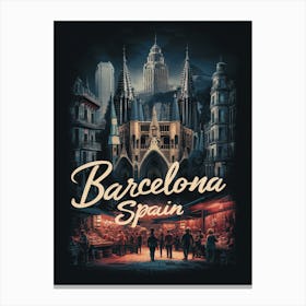 Barcelona Spain Canvas Print