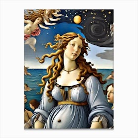 Reimagined Birth Of Venus Canvas Print