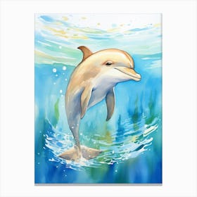 Common Dolphin 3 Canvas Print
