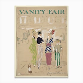 Vanity Fair Vintage Magazine Cover Canvas Print