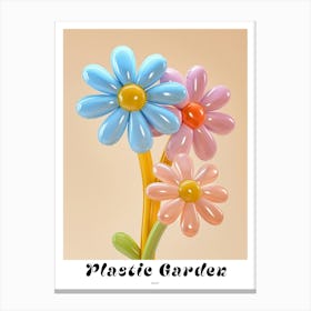 Dreamy Inflatable Flowers Poster Daisy 1 Canvas Print