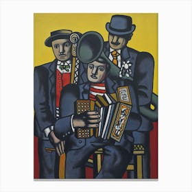 Fernand Léger The Three Musicians (1944) Canvas Print