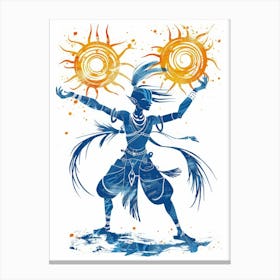 Sun God Canvas Print