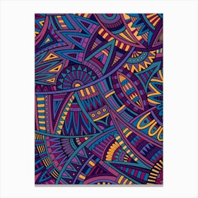 Abstract Seamless Pattern Canvas Print