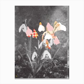 Flowers Still Life, Happy Abstraction 3 Canvas Print