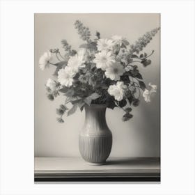 Flowers In A Vase Canvas Print