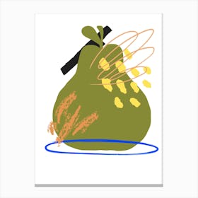 Pear abstract Toile