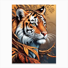 Tiger Painting Canvas Print