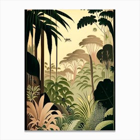 Hidden Paradise 3 Rousseau Inspired Canvas Print