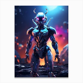 Ant In Cyborg Body #2 Canvas Print