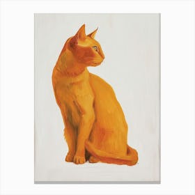 Chartreux Cat Painting 1 Canvas Print