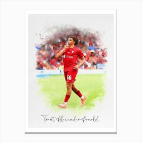 Trent Alexander Arnold Liverpool Watercolor Canvas Print