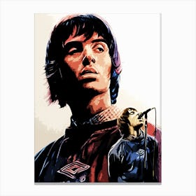 liam gallagher britpop music band 1 Canvas Print