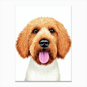 Pumi Illustration dog Canvas Print