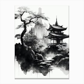 Black and White Canvas Print