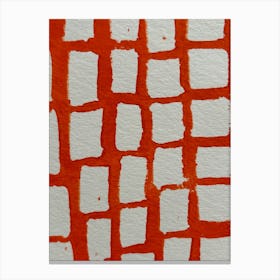 Orange Squares Stampe su tela