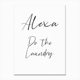 Do The Laundry Canvas Print