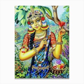 Lord Krishna Canvas Print