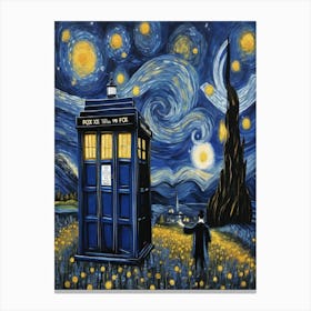 Van Goth tardis 1 Canvas Print