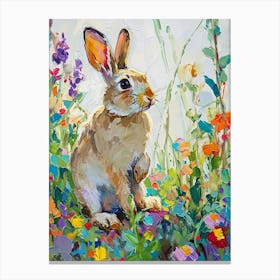 Californian Rabbit Painting 4 Canvas Print