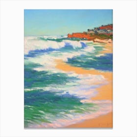 Coogee Beach Australia Monet Style Canvas Print