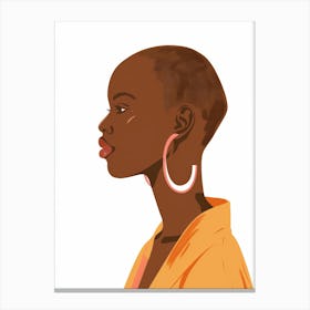 Portrait Of African Woman 69 Canvas Print