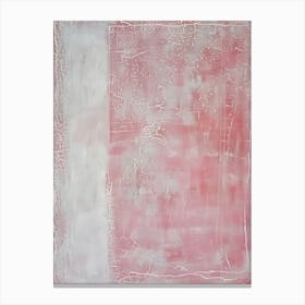 Abstract In Pink And White Canvas Print