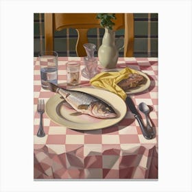 Haddock 2 Still Life Painting Canvas Print