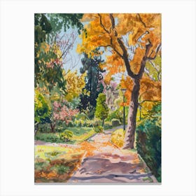 Brompton Cemetery London Parks Garden 3 Painting Canvas Print
