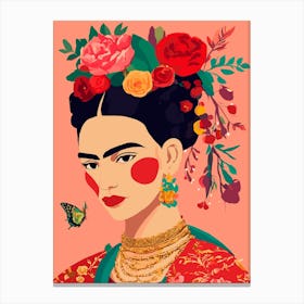 Frida Kahlo 6 Canvas Print