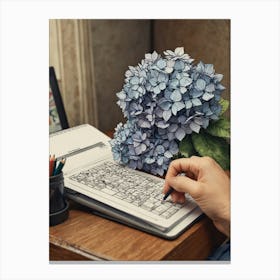 Hydrangea Canvas Print