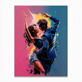 Tango Dancers Canvas Print