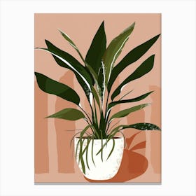 Plant In A Pot 55 Canvas Print