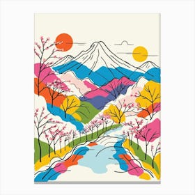 Japanese Landscape 1 Canvas Print