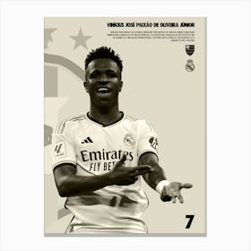 Vinicius Junior Canvas Print