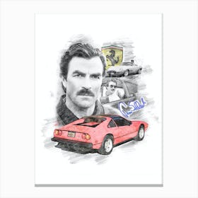 Tom Selleck Canvas Print